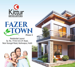 Fazer Town Phase 2 at Sy. No. 77/3/2 @ Z.P. Road, Near Kusugal Road,
                                Keshwapur, Hubballi