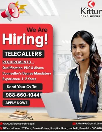 Telecaller Job Position in Hubballi